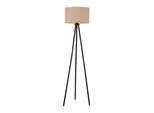 JUST LIGHT Stehlampe "GREEN DURO", beige (sand), 1, Ø 45cm H: 161cm, 1 Stk., Leuchten, ExklusiveE27, Schalter, Fußschalter, Stehlampe