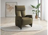 TV-Sessel SIT & MORE "Cremona Comfort", olive, B:76cm H:119cm T:84cm, Sessel, wahlweise manuell oder elektrischer Funktion mit Akku