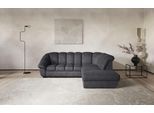 Ecksofa COTTA "Mado, Breite 260 cm", grau (lava), B:260cm H:88cm T:104cm, 100% POLYESTER (PES), Sofas, Ecksofa, verschiedene Sofas individuell kombinierbar
