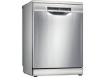 BOSCH Standgeschirrspüler "SMS4EMI06E", Energieeffizienz: B, silber (edelstahl, lackiert), B:60cm H:84,5cm T:60cm, Geschirrspüler, Automatische Türöffnung für Effizienz, flexible Körbe & Schubladen, Standgeschirrspüler