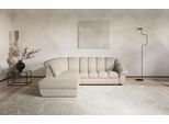 Ecksofa COTTA "Mado, Breite 260 cm", beige, B:260cm H:88cm T:104cm, 100% POLYESTER (PES), Sofas, Ecksofa, verschiedene Sofas individuell kombinierbar