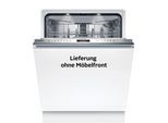 BOSCH vollintegrierbarer Geschirrspüler "SBV6ZCX25E", Energieeffizienz: B, weiß, B:59,8cm H:86,5cm T:55cm, Geschirrspüler, Time Light - Restzeit wird auf Küchenboden projiziert, Rack Matic, vollintegrierbarer Geschirrspüler