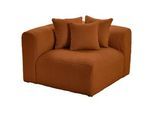 Modul Sofaelement Bloom Ecke Rostfarben