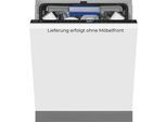 EXQUISIT vollintegrierbarer Geschirrspüler "EGSP9616-E-450B schwarz", Energieeffizienz: B (A-G), schwarz, B:59,8cm H:82cm T:56cm, Geschirrspüler, 16 Maßgedecke & flüsterleise 42 dB – stark und angenehm ruhig
