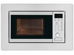 EXQUISIT Einbau-Mikrowelle "EMW 20.1 G", silber (edelstahl), Mikrowellen, Schonend Auftauen,schnell Aufwärmen, Grillen-einfach per Knopfdruck, Einbau-Mikrowelle