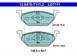 ATE Bremsensatz, Scheibenbremse sg00000e1x Vorderachse voll 239mm 8mm für VAG Skoda SEAT
