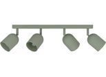 EGLO Deckenspot "TILSTON Spotlampe - Stahl - E14 - 4X40W - IP20", grün, 4, H: 20,5cm, 1 Stk., Leuchten, Deckenlampe, Deckenstrahler, Strahler, L58 x B8 x H20,5 cm, Deckenspot