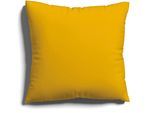 Kissenbezug SCHLAFGUT "EASY JERSEY Kissenhülle 100% Baumwolle, weicher Edel-Jersey, bügelfrei", gelb (gelb deep), B:80cm L:80cm, Jersey, Obermaterial: 100% Baumwolle, Kissenbezüge, Kissenbezug, mit farblich angepasstem Reißverschluss, pflegeleicht, formstabil