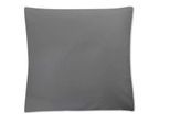 Kissenbezug IRISETTE "Porto 20", grau (grafit), B:40cm L:40cm, Baumwolle, Obermaterial: 95% Baumwolle, 5% Elasthan, Kissenbezüge, Kissenbezug, besonders elastisch, weich, pflegeleicht und bügelfrei