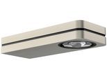 EVOTEC Wandleuchte "LIGHT WAVE", Energieeffizienz: G, silber (silberfarben, schwarz), H: 3,2cm, Leuchten, Wandleuchte