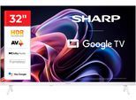 SHARP LED-Fernseher "1T-C32HFx", Energieeffizienz: E, weiß, 32 ″, Fernseher, LED-Fernseher