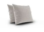 Sofakissen SIT & MORE "Jazz", beige, B:50cm H:50cm T:8cm, 100% Polyester, Polsterauflagen, Sofakissen, 2er Kissen-Set wahlweise in drei Größen