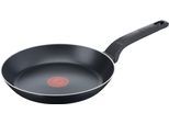 Bratpfanne TEFAL "Easy Cook & Clean mit Antihaftbeschichtung, nicht induktionsgeeignet", schwarz, H:3,5cm Ø:20cm, Pfannen, Bratpfanne, Thermo-Signal bei idealer Brattemperatur, Made in France