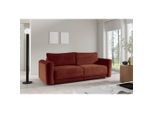 Livetastic , Rostfarben , Textil , Füllung: Polyurethan (Pur), Silikon , 252x93x167 cm , Made in EU ,
