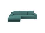 Luca Bessoni , Azurblau , Textil , L-Form , 308x213 cm ,