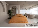 Bettwäsche KAYORI "Showa", gold, B/L: 155cm x 220cm, 1 Stk., 1 Stk., Flanell, B/L: 80cm x 80cm, 2 Stk., Flanell, Obermaterial: 65% Baumwolle, 35% Viskose, Bettwäsche, Bettwäsche, Weich und kuschelig
