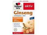 DOPPELHERZ Ginseng 250+B-Vitamine+Zink Kapseln 30 St