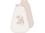 Babyschlafsack BABY BEST "Moon and Stars Baby-Schlafsack 90cm", Baby, Gr. L: 70cm, natur, Bezug: 100% Baumwolle. Füllung: 100% Polyester, Schlafsäcke