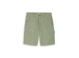 TOM TAILOR DENIM Herren TTLOOSE Carpenter-Shorts, grün, Uni, Gr. M