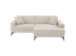 Möbelix , Creme , Textil , Uni , Füllung: Schaumstoffflocken,Schaumstoffflocken , L-Form, Ottomane rechts , 228x174 cm , Rücken echt, haustierfreundlicher Bezug , Wohnzimmer, Sofas & Couches, Wohnlandschaften, Ecksofas