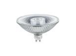 PAULMANN LED-Leuchtmittel "QPAR111 4W 230V 2700K 24", Energieeffizienz: F, grau (aluminiumfarben), L:7cm Ø:11,1cm, Leuchtmittel, LED-Leuchtmittel