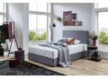 Boxbett "Benita", inkl. Bettkasten", grau (hellgrau), L:207cm, Bezug Bett: 100% Polypropylene;Bezug Matratze: 100% Polyester, ATLANTIC HOME COLLECTION, Komplettbetten, Boxbett, erhältlich in verschiedenen Größen, inkl. Taschen-Federkernmatratze