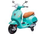 Elektro-Kinderroller JAMARA "Ride-on Vespa GTS 125, Li-Power 12.6", mintgrün, Elektro-Kinderfahrzeuge, KinderB:50,5cm H:75,5cm T:102cm, Elektro-Kinderroller, mit Licht- und Soundeffekten, B:50,5cm H:75,5cm T:102cm