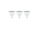 PAULMANN LED-Leuchtmittel "3er Set 450lm 2700K 36 chrom 12V", Energieeffizienz: G, weiß, L:4,8cm Ø:5cm, Leuchtmittel, LED-Leuchtmittel