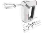 ETA Handmixer "LENTO Basis ETA005190000", grau (weiß, grau), B:19cm H:15cm T:8,5cm, Mixer, DC Motor, 4 Geschwindigkeiten, Leiser Betrieb, Ergonomische Griffe