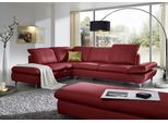 Ecksofa W.SCHILLIG "Taoo, elegant und zeitlos, bequem, L-Form, Breite 296cm", braun (macchiato z73), B:296cm H:84cm T:242cm, Longlife Xtra-Leder Z73: Naturwalkleder der Luxusklasse aus den erlesensten Rohhäuten. Hautstärke 1, 1 – 1, 3 mm, Sofas, Ecksofa, mit Sitziefenverstellung & Kopfteilverstellung