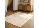 Teppich VIKOSA "Noemi", elfenbein, B:200cm H:10mm L:300cm, Viskose, Teppiche, Teppich, Dezenter Glanz, Weich, Seidenoptik, Viskose, Wohnzimmer, Schlafzimmer