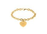 Armband LADY, gold (goldfarben, goldfarben), Armbänder, Damen, Edelstahl, Armband