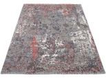 Teppich OCI DIE TEPPICHMARKE "JUWEL LIRAY", rot (rosenholz), B:80cm H:20mm L:250cm, Polyester, Polypropylen, Teppiche, Teppich, Kurzflor, Wohnzimmer, Marmor Optik, Hoch Tief Effekt