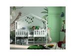 Vipack , Weiß , Holz , Kiefer,Kiefer , massiv , 90x200 cm , nicht verstellbar , Kinder- & Jugendzimmer, Kinderbetten, Hausbetten