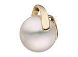 Perlenanhänger JOBO "Anhänger mit Perle", gelb (gelbgold 585), Schmuckanhänger, Damen, Gelbgold 585 Perlen, Gelbgold 585, Perlen, 585 Gold mit einer Süßwasser-Zuchtperle