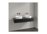 Villeroy und Boch Antao Waschtisch-Unterschrank L13050PD mit Beleuchtung, 1 Auszug, 1200 x 190 x 500 mm, Front ohne Struktur, Black Matt Lacquer / Black Matt Lacquer