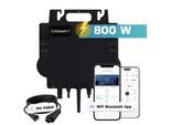 GROWATT Mikro-Wechselrichter 800 W NEO-800M-X für Balkonkraftwerk, IP67 wetterfest, Plug&Play Installation, 2 MPPT, WIFI Bluetooth, inkl.5m Anschlusskabel Micro Inverter