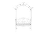 HTI-Living Rosenbogen mit Bank Metall Celia