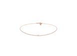 Collier ELLI "Choker Herz Liebe 925 Silber", rosa (rosegold), Halsketten, Damen, 38, ohne Stein, Silber 925 (Sterlingsilber), L: 38, Collier