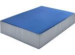 Weichbodenmatte "Hüpfpolster S, Plane Outdoor", blau (marine), HIPP-HOPP - DAS HÜPFPOLSTER, Sportmatten, Kinder, B/H/L: 70cm x 17cm x 97cm, Hüpfmatte; 97x70x17 cm; Made in Germany, B:70cm H:17cm L:97cm