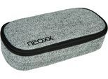 Schreibgeräteetui NEOXX "Schlamperbox, Jump", Kinder, grau (wool the world), Polyester, Schreibgeräteetuis, teilweise aus recyceltem Material