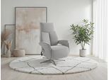 TV-Sessel SIT & MORE "TV Lazy", grau (silber), B:75cm H:110cm T:85cm, 98% Polyester 2% Polyamid, Sessel, mit Herz-Waage-Positon und 3 Motoren