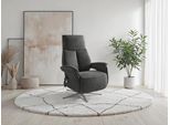 TV-Sessel SIT & MORE "TV Lazy", dunkelgrau, B:75cm H:115cm T:85cm, 100% Polyester, Sessel, mit Herz-Waage-Positon und 3 Motoren