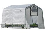 Foliengewächshaus SHELTERLOGIC, weiß, B:300cm H:240cm T:300cm, Gewächshäuser, Foliengewächshaus, BxTxH: 300x300x240 cm