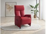 TV-Sessel SIT & MORE "Cremona Comfort", feuerrot, B:76cm H:110cm T:84cm, Sessel, TV-Sessel, wahlweise manuell oder elektrischer Funktion mit Akku