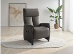 TV-Sessel SIT & MORE "Cremona Comfort", mocca, B:76cm H:112cm T:84cm, Sessel, TV-Sessel, wahlweise manuell oder elektrischer Funktion mit Akku