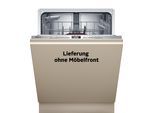 NEFF vollintegrierbarer Geschirrspüler "S255EAX16E", Energieeffizienz: A, silber (weiß, neutral), B:60cm H:87cm T:55cm, Geschirrspüler, Flex 1 Korbsystem, Automatische Türöffnung für mehr Effizienz, vollintegrierbarer Geschirrspüler