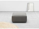 Hocker HOME AFFAIRE "Glimminge auch in Breitcord, Feincord und Easy care-Bezug", grau, H:71cm T:80cm, 100% Polyester, Hocker, Hocker, passend zur Serie "Glimminge"