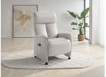 TV-Sessel SIT & MORE "Cremona Comfort", reinweiß, B:76cm H:112cm T:84cm, Sessel, TV-Sessel, wahlweise manuell oder elektrischer Funktion mit Akku