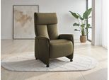 TV-Sessel SIT & MORE "Cremona Comfort", olive, B:76cm H:112cm T:84cm, Sessel, TV-Sessel, wahlweise manuell oder elektrischer Funktion mit Akku